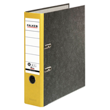 Artikelbild 1 für FALKEN Recycling Ordner gelb marmoriert Karton 8,0 cm DIN A4, Artikelnummer 872283