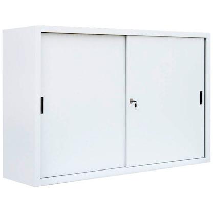 Artikelbild 24 für LÜLLMANN Schiebetürenschrank, 550157 signalweiß 2 Fachböden 160,0 x 45,0 x 109,0 cm, Artikelnummer 183289