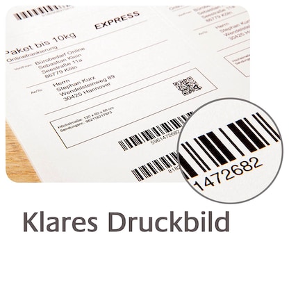 Artikelbild 4 für 600 AVERY Zweckform Versandetiketten 8018-300 weiß 199,6 x 143,5 mm, Artikelnummer 433654