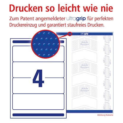 Artikelbild 8 für 120 AVERY Zweckform Ordneretiketten L4761REV-20 weiß, Artikelnummer 295042