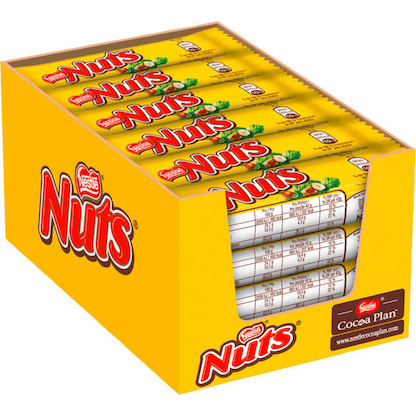 Artikelbild 2 für Nuts® Schokoriegel 24 St., Artikelnummer 978421