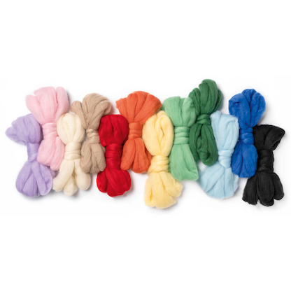 Artikelbild 3 für folia Bastelfilz-Set 12 Farben sortiert mehrfarbig, Artikelnummer 130699