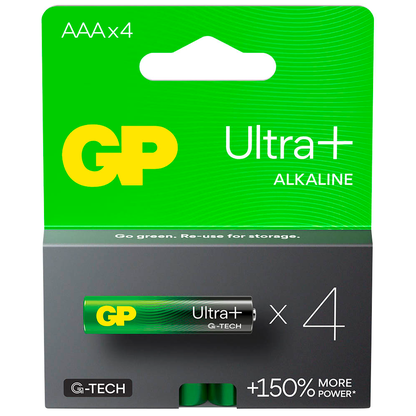 Artikelbild 3 für 4 GP Batterie ULTRA PLUS Micro AAA 1,5 V, Artikelnummer 219457