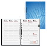 Artikelbild 1 für rido idé Buchkalender mit Spirale 2026 blau, Artikelnummer 594881