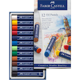 Artikelbild 1 für FABER-CASTELL Pastell Ölkreide farbsortiert 12 St., Artikelnummer 491718