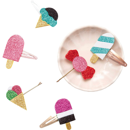 Artikelbild 4 für folia Moosgummi Glitter Basic mehrfarbig 10 St., Artikelnummer 479242