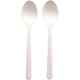 Artikelbild 1 für circulware RESBONSIBLES Mehrweg-Löffel, Kunststoff weiß, 50 St., Artikelnummer 889194