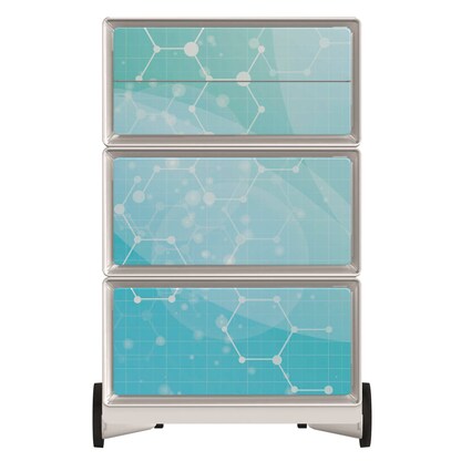 Artikelbild 3 für PAPERFLOW easyBox Business Rollcontainer weiß, bunt 4 Auszüge 39,0 x 43,6 x 64,2 cm, Artikelnummer 214548