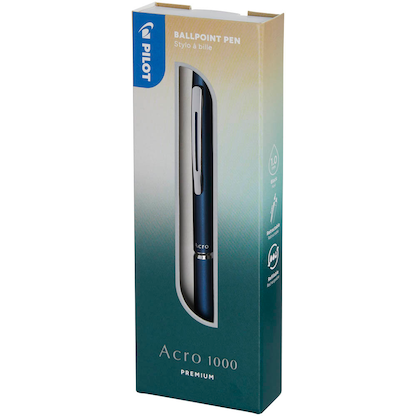Artikelbild 5 für PILOT Kugelschreiber Acro 1000 blau, Schreibfarbe: schwarz, 1 St., Artikelnummer 227149