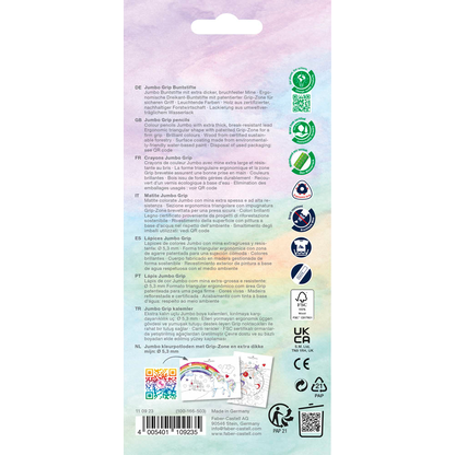 Artikelbild 5 für FABER-CASTELL Einhorn Jumbo Grip Buntstifte farbsortiert, 10 St., Artikelnummer 589319