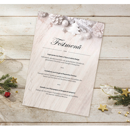 Artikelbild 3 für SIGEL Weihnachtsbriefpapier Rustic White Motiv DIN A4 90 g/qm 25 Blatt, Artikelnummer 627717