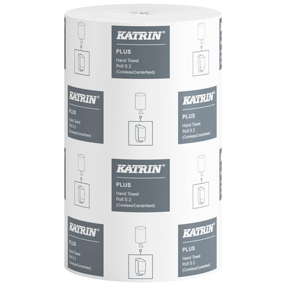 Artikelbild 3 für 12 KATRIN Handtuchrollen 2-lagig weiß, Artikelnummer 653198