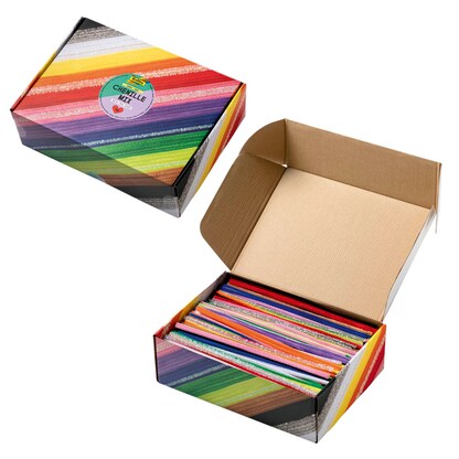 Artikelbild für folia Pfeifenreiniger bunt Chenilledraht-Mix Jumbo Ø 4,0 - 8,0 mm 700 St., Artikelnummer 692493