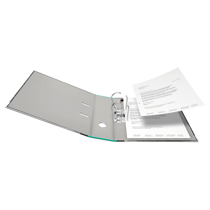 Artikelbild 3 für FALKEN Recycling Ordner grün marmoriert stabile Pappe 8,0 cm DIN A4, Artikelnummer 872270