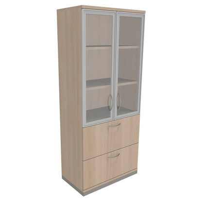 Artikelbild 16 für fm Aktenschrank Sidney, 4260267328637 akazie 2 Fachböden 80,0 x 44,2 x 186,9 cm, Artikelnummer 371843