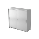 Artikelbild 1 für HAMMERBACHER Schiebetürenschrank 1753S, V1753S/5/5/BM lichtgrau 2 Fachböden 120,0 x 40,0 x 110,0 cm, Artikelnummer 375919