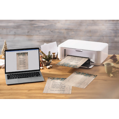 Artikelbild 3 für SIGEL Weihnachtsbriefpapier Golden Greens Motiv DIN A4 90 g/qm 25 Blatt, Artikelnummer 627749