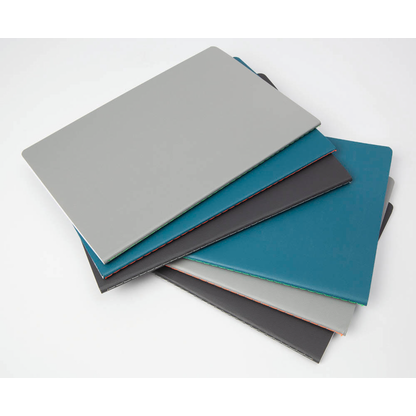 Artikelbild 9 für 2 SIGEL Notizhefte Linescape DIN A5 kariert, mittelblau, neon-grün Softcover 68 Seiten, Artikelnummer 630818