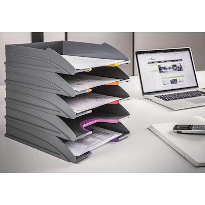 Artikelbild 2 für 5 DURABLE Briefablagen VARICOLOR® dunkelgrau, Artikelnummer 163063
