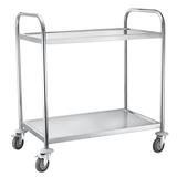 Artikelbild 1 für Servierwagen silber 84,5 x 52,5 x 94,0 cm, Artikelnummer 580466