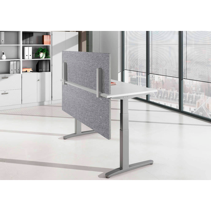 Artikelbild 4 für HAMMERBACHER Sichtblende grau 119,5 x 50,0 cm, Artikelnummer 659932