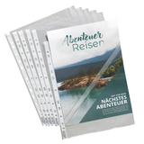 Artikelbild 1 für 100 office discount Prospekthüllen DIN A4 transparent genarbt 0,06 mm, Artikelnummer 187237