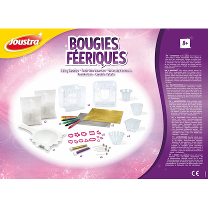 Artikelbild 4 für Joustra® Wachsgießen-Set Feenkerzen mehrfarbig, Artikelnummer 300669