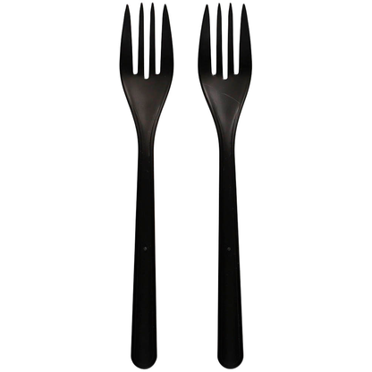 Artikelbild für circulware RESBONSIBLES Mehrweg-Gabeln, Kunststoff schwarz, 50 St., Artikelnummer 889323