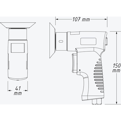 Artikelbild 5 für HAZET 9033N-5 Druckluft-Exzenterschleifer-Set 238 W, Artikelnummer 582233