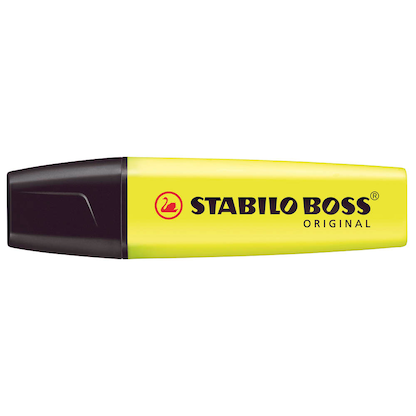 Artikelbild 2 für AKTION: STABILO BOSS ORIGINAL Textmarker gelb, 5 St., Artikelnummer 634313