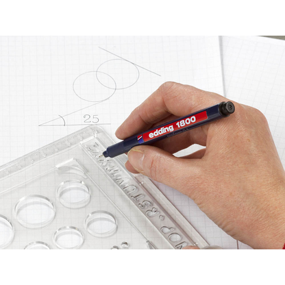 Artikelbild 2 für edding 1800 profipen Fineliner blau 0,25 mm, 1 St., Artikelnummer 603427