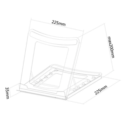 Artikelbild 3 für Neomounts Laptop-Ständer NSLS075 schwarz, Artikelnummer 190813