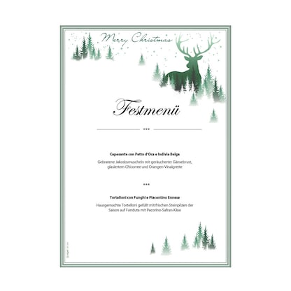 Artikelbild 3 für SIGEL Weihnachtsbriefpapier Christmas Forest Motiv DIN A4 90 g/qm 25 Blatt, Artikelnummer 187514