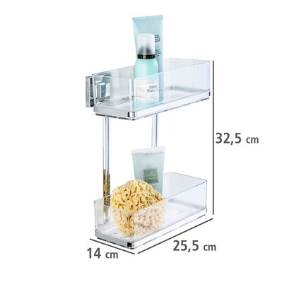 Artikelbild 5 für WENKO Quadro Duschregal Edelstahl, rostfrei, Artikelnummer 528804