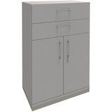 Artikelbild 1 für fm Aktenschrank Oldenburg, 4260672332311 lichtgrau 1 Fachboden 80,0 x 44,2 x 113,3 cm, Artikelnummer 372567