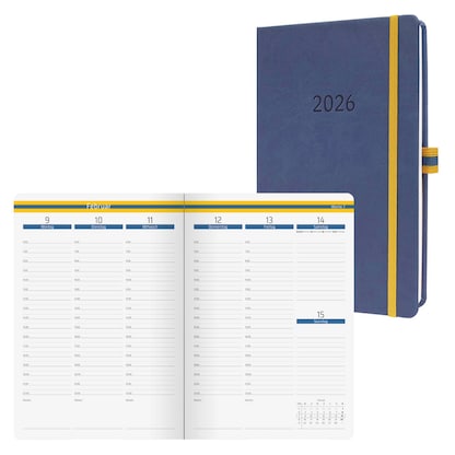 Artikelbild für SIGEL Buchkalender Conceptum 2026 blau, Artikelnummer 568208