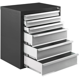 Artikelbild 1 für ADB MAMMUT Schubladenschrank lichtgrau, anthrazit 6 Schubladen 70,0 x 43,5 x 75,0 cm, Artikelnummer 892577