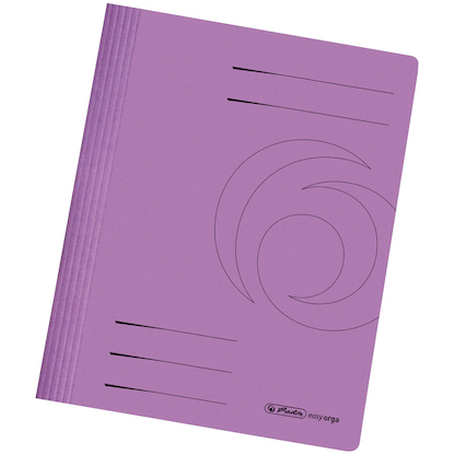 Artikelbild für 10 herlitz Schnellhefter easy orga Karton violett DIN A4, Artikelnummer 928445