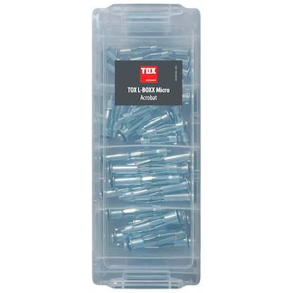 Artikelbild 2 für TOX L-BOXX Micro Acrobat 094901804 Hohlraumdübel-Sortiment, 34-teilig, Artikelnummer 560777