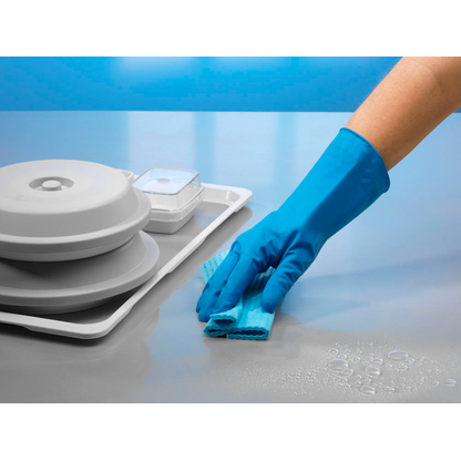 Artikelbild 5 für franz mensch unisex Gummihandschuhe Bettina blau Größe 7, 1 Paar, Artikelnummer 200410