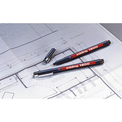 Artikelbild 4 für edding 1800 profipen Fineliner blau 0,25 mm, 1 St., Artikelnummer 603427