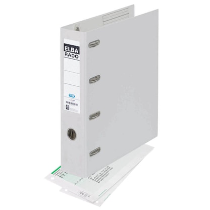 Artikelbild 6 für ELBA Doppelordner weiß Kunststoff 7,5 cm, Artikelnummer 184390