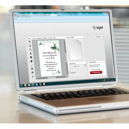 Artikelbild 5 für SIGEL Weihnachtsbriefpapier Christmas Forest Motiv DIN A4 90 g/qm 25 Blatt, Artikelnummer 187514