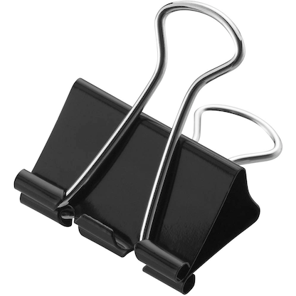 Artikelbild für 12 WESTCOTT Foldbackklammern schwarz 4,1 cm, Artikelnummer 362511