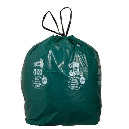 Artikelbild 4 für swirl® Müllbeutel Öko 5285824002 60,0 l grün, 8 St., Artikelnummer 733242