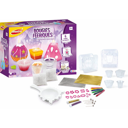 Artikelbild für Joustra® Wachsgießen-Set Feenkerzen mehrfarbig, Artikelnummer 300669