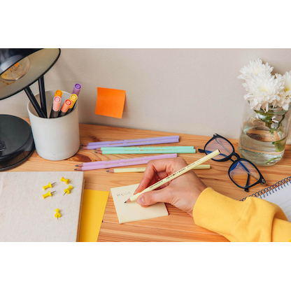 Artikelbild 5 für BIC EVOLUTION PASTEL Bleistifte HB 2x lila, grün, gelb, rosa, 5 St., Artikelnummer 385231