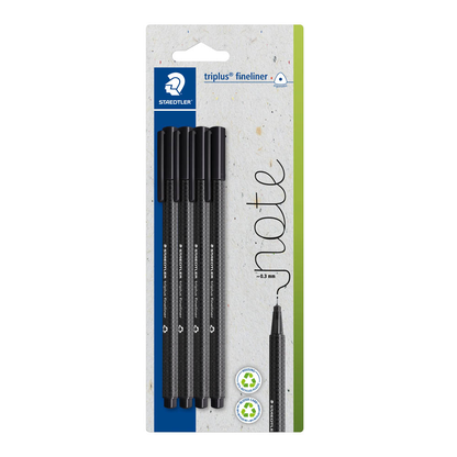 Artikelbild 21 für STAEDTLER triplus® Fineliner schwarz 0,3 mm, 4 St., Artikelnummer 619696