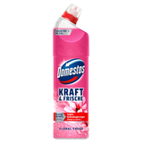 Artikelbild 1 für Domestos KRAFT & FRISCHE GEL WC-Reiniger FLORAL FRESH, 0,75 l, Artikelnummer 483129