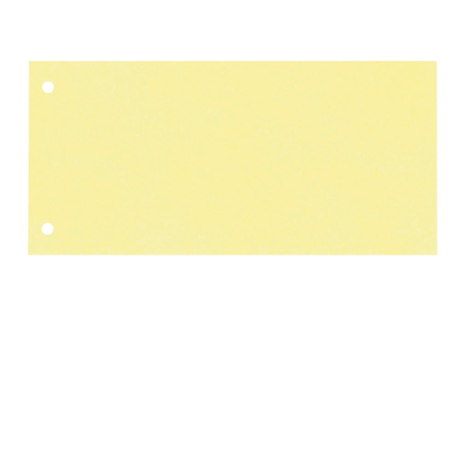 Artikelbild für office discount Trennstreifen gelb, 190 g Karton, 100 St., Artikelnummer 432094